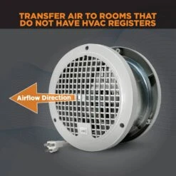 ThruWall 7-5/8 In. Transfer Fan -Fire Place Store grow room ventilation tw108 c3 1000