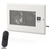 Register Booster Fan, Quiet Vent Booster Fan Fits 6 X 10 In. Register Holes, With Remote Control And Thermostat Control