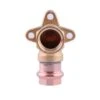 Guardian 3/4 In. X 3/4 In. Copper Press 90° Drop Ear Elbow Press Fit X FNPT