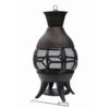 Lokia 20 In. Cast Iron Chimenea