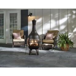 55.5 In. Outdoor Chimenea