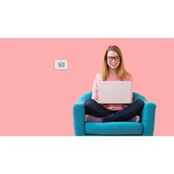 Horizontal Non-Programmable Thermostat With Digital Backlit Display -Fire Place Store honeywell home non programmable thermostats rth5160 44 1000