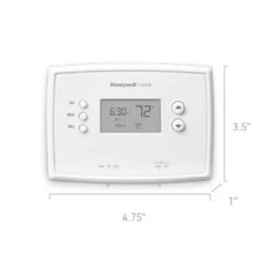 1-Week Programmable Thermostat With Digital Display -Fire Place Store honeywell home programmable thermostats rth221b 40 1000