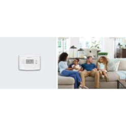 1-Week Programmable Thermostat With Digital Display -Fire Place Store honeywell home programmable thermostats rth221b 44 1000