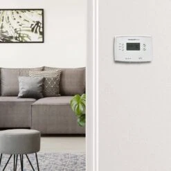 1-Week Programmable Thermostat With Digital Display -Fire Place Store honeywell home programmable thermostats rth221b 4f 1000