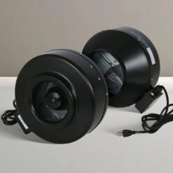 Hurricane 8 In. Commercial Grade Inline Wall Fan For HVAC And Ventilation (2-Pack) -Fire Place Store hurricane grow room ventilation 2 x hgc736580 01 66 1000