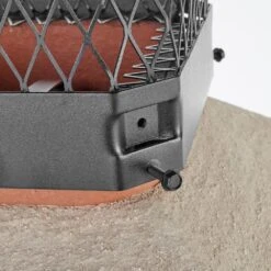 13 In. X 13 In. California Oregon Bolt-On Single Flue Chimney Cap In Black Galvanized Steel -Fire Place Store hy c chimney caps cbc1313 44 1000