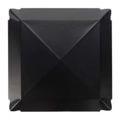 13 In. X 13 In. California Oregon Bolt-On Single Flue Chimney Cap In Black Galvanized Steel -Fire Place Store hy c chimney caps cbc1313 4f 1000