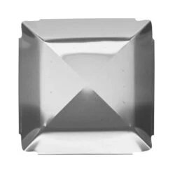 9 In. X 9 In. Bolt-On Single Flue Chimney Cap In Stainless Steel -Fire Place Store hy c chimney caps ss99u 4f 1000