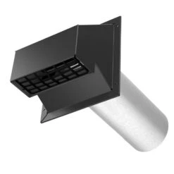 Imperial Heavy-Duty 4 In. Painted Galvanized Steel Exhaust Hood, Black 5 Imperial Heavy-Duty 4 In. Painted Galvanized Steel Exhaust Hood, Black -Fire Place Store imperial wall vents vt0729 a c3 1000