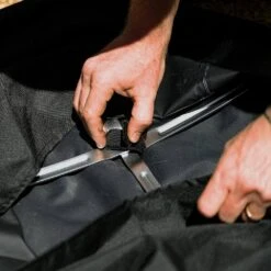 Bonfire Shelter Weather Resistant Round Cover For Solo Stove Fire Pit PVC-Coated Polyester With Aluminum Reinforcement -Fire Place Store itopfox fire pit covers and accessories h2ph039012 44 1000