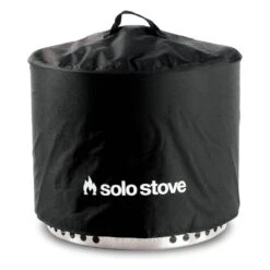 Bonfire Shelter Weather Resistant Round Cover For Solo Stove Fire Pit PVC-Coated Polyester With Aluminum Reinforcement