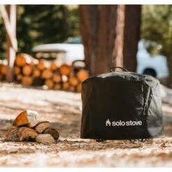 Bonfire Shelter Weather Resistant Round Cover For Solo Stove Fire Pit PVC-Coated Polyester With Aluminum Reinforcement -Fire Place Store itopfox fire pit covers and accessories h2ph039012 76 1000