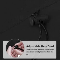 Outdoor Fire Pit Cover Square 32" Lx32 Wx24 H, Durable Outdoor Gas Waterproof And Weatherproof Cover, Black -Fire Place Store itopfox fire pit covers and accessories h2ph039017 44 1000