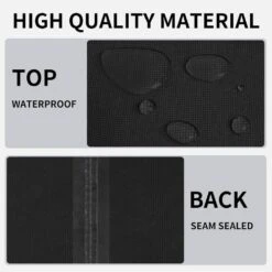 Outdoor Fire Pit Cover Square 32" Lx32 Wx24 H, Durable Outdoor Gas Waterproof And Weatherproof Cover, Black -Fire Place Store itopfox fire pit covers and accessories h2ph039017 4f 1000