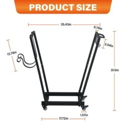 33 In. Indoor/Outdoor Firewood Rack -Fire Place Store karl home firewood racks 720423857752 fa 1000