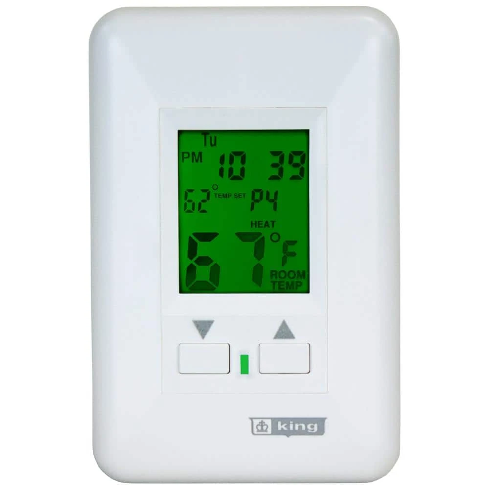 Hydronic 7-Day Programmable Thermostat 120-Volt 2 Circuit 12.5 Amp 2 Hydronic 7-Day Programmable Thermostat 120-Volt 2 Circuit 12.5 Amp - Image 2