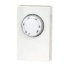 KING Line Voltage Double Pole Mechanical Bi-Metal Thermostat In White