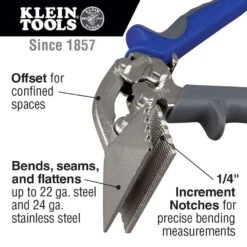 Klein Tools 3 In. Offset Hand Seamer -Fire Place Store klein tools hvac tools 86524 e1 1000