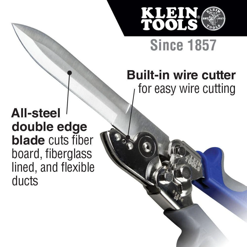 Klein Tools Duct Cutter With Wire Cutter 2 Klein Tools Duct Cutter With Wire Cutter - Image 2