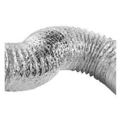 4 In. X 50 Ft UL 2158A Clothes Dryer Foil Flexible Transition Duct -Fire Place Store lambro flexible ductwork 498 50 1f 1000