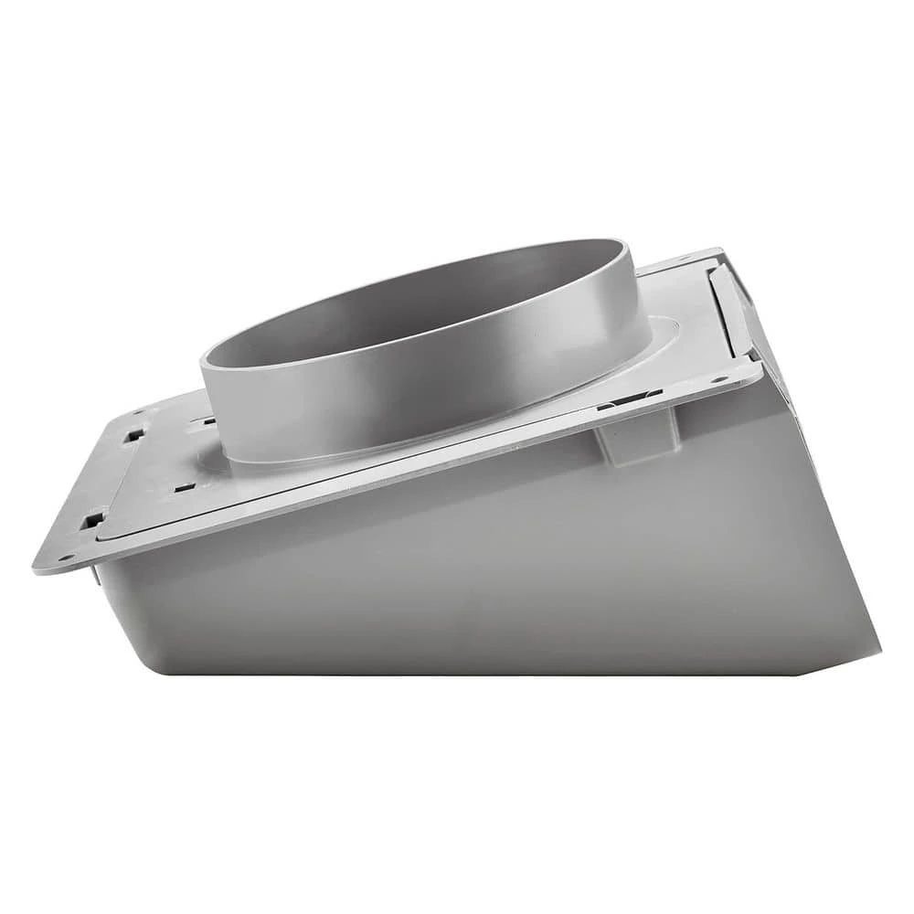 8 In. Gray Plastic Wall Cap 4 8 In. Gray Plastic Wall Cap - Image 4