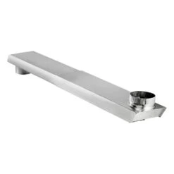 6 In. X 4.5 In. X 22.75 In. Rectangular Aluminum Dryer Duct