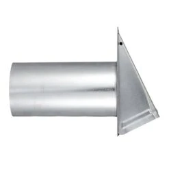 6 In. 26-Gauge Galvanized Steel Wall Exhaust Hood Bath Vent With Damper, Wire Mesh Screen, And 11 In. Pipe -Fire Place Store lambro wall vents 3460gms 11 44 1000