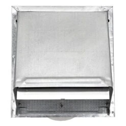 6 In. 26-Gauge Galvanized Steel Wall Exhaust Hood Bath Vent With Damper, Wire Mesh Screen, And 11 In. Pipe -Fire Place Store lambro wall vents 3460gms 11 fa 1000