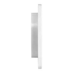 6 In. White Plastic Fresh Air Intake Vent With Mini Louvers And Removable Screen, White -Fire Place Store lambro wall vents 606w ml 1f 1000