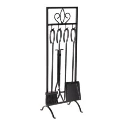 5-Piece Iron Fireplace Tool Set -Fire Place Store lavish home fireplace tools 80 fpts 13 31 1000