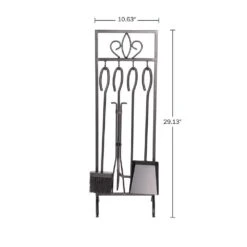 5-Piece Iron Fireplace Tool Set -Fire Place Store lavish home fireplace tools 80 fpts 13 44 1000