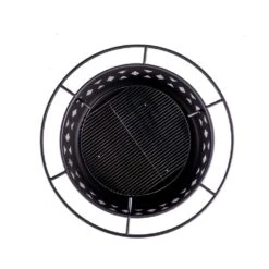 15 In. H X 28 In. Round Wood Burning Fire Pit In Black -Fire Place Store legacy heating outdoor fireplaces cod wd 28 44 1000