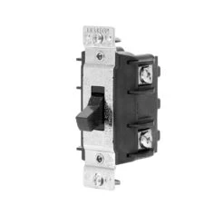 30 Amp 600 Volt Industrial Grade Double Pole Single Phase AC Manual Motor Controller Short Toggle Switch - Black -Fire Place Store leviton motor controls ms302 dss c3 1000