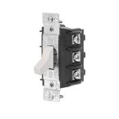 30 Amp 600 Volt Industrial Grade Double Pole Single Phase AC Manual Motor Controller Toggle Switch - White MS302-DSW -Fire Place Store leviton motor controls ms302 dsw c3 1000