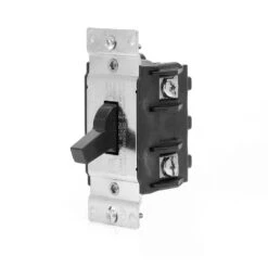 40 Amp 600 Volt Industrial Grade Double Pole Single Phase AC Manual Motor Controller Toggle Switch - Black MS402-DS -Fire Place Store leviton motor controls ms402 ds c3 1000