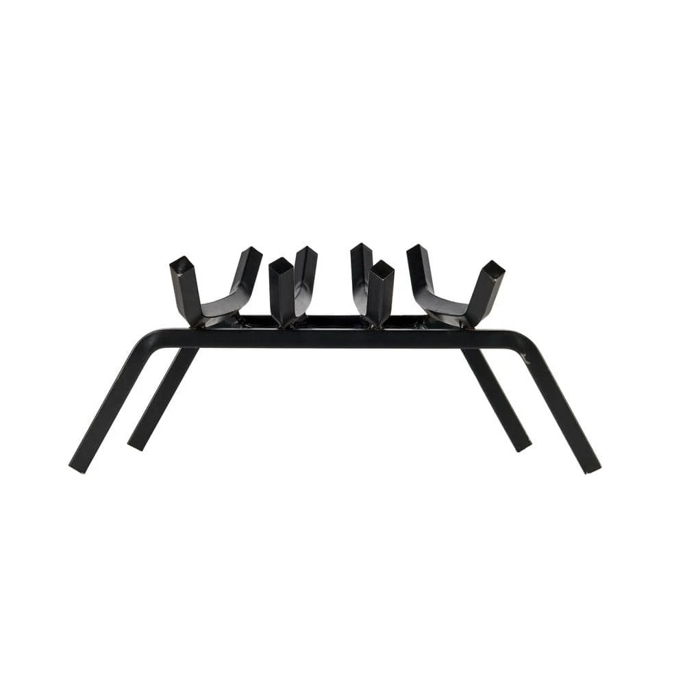 18 In. Steel Heavy-Duty Fireplace Grate With Ember Retainer 3 18 In. Steel Heavy-Duty Fireplace Grate With Ember Retainer - Image 3