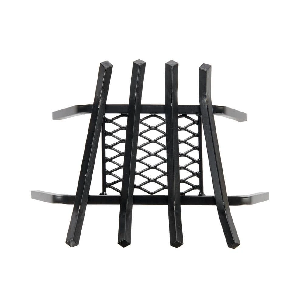 18 In. Steel Heavy-Duty Fireplace Grate With Ember Retainer 2 18 In. Steel Heavy-Duty Fireplace Grate With Ember Retainer - Image 2