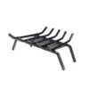 24 In. Steel Heavy-Duty Fireplace Grate With Ember Retainer