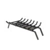 30 In. Steel Heavy-Duty Fireplace Grate With Ember Retainer