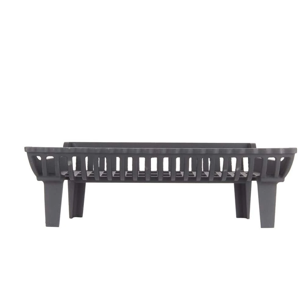 22 In. Cast Iron Heavy-Duty Fireplace Grate With 4 In. Clearance 3 22 In. Cast Iron Heavy-Duty Fireplace Grate With 4 In. Clearance - Image 3