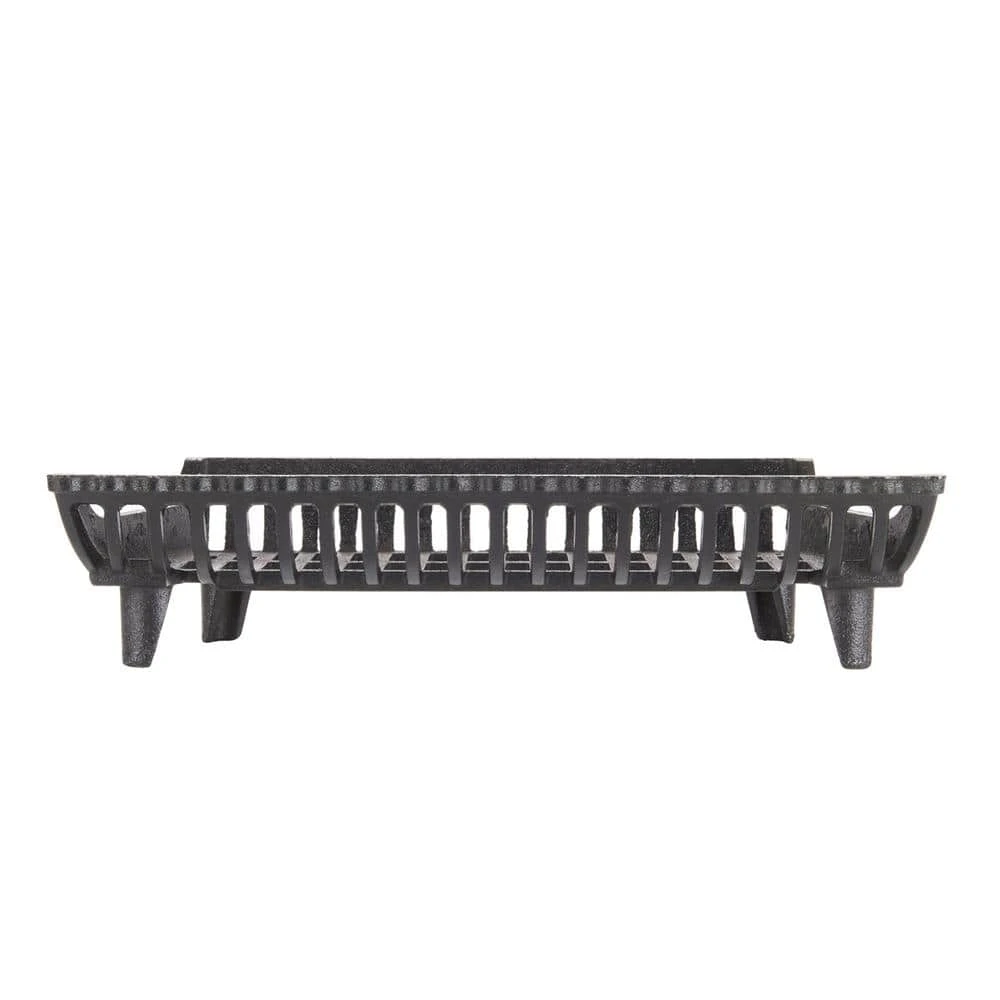 22 In. Cast Iron Heavy-Duty Fireplace Grate With 2 In. Clearance 3 22 In. Cast Iron Heavy-Duty Fireplace Grate With 2 In. Clearance - Image 3