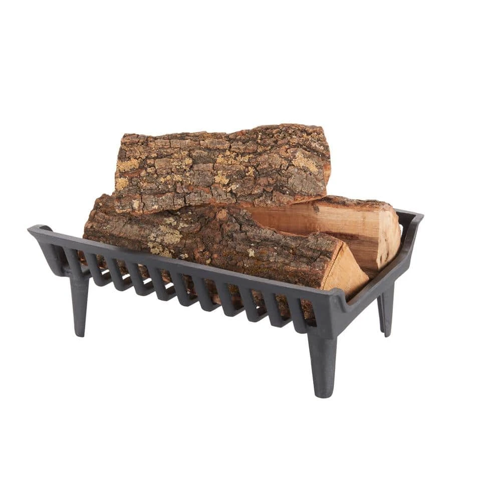 20 In. Cast Iron Heavy-Duty Fireplace Grate With 4 In. Clearance 5 20 In. Cast Iron Heavy-Duty Fireplace Grate With 4 In. Clearance - Image 5