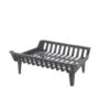 20 In. Cast Iron Heavy-Duty Fireplace Grate With 4 In. Clearance