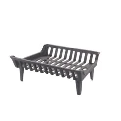 20 In. Cast Iron Heavy-Duty Fireplace Grate With 4 In. Clearance