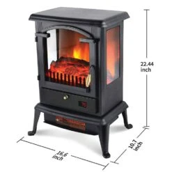 3 Sided Flame View Infrared Heater Stove -Fire Place Store lifesmart electric stove heaters ht1109 1d 1000