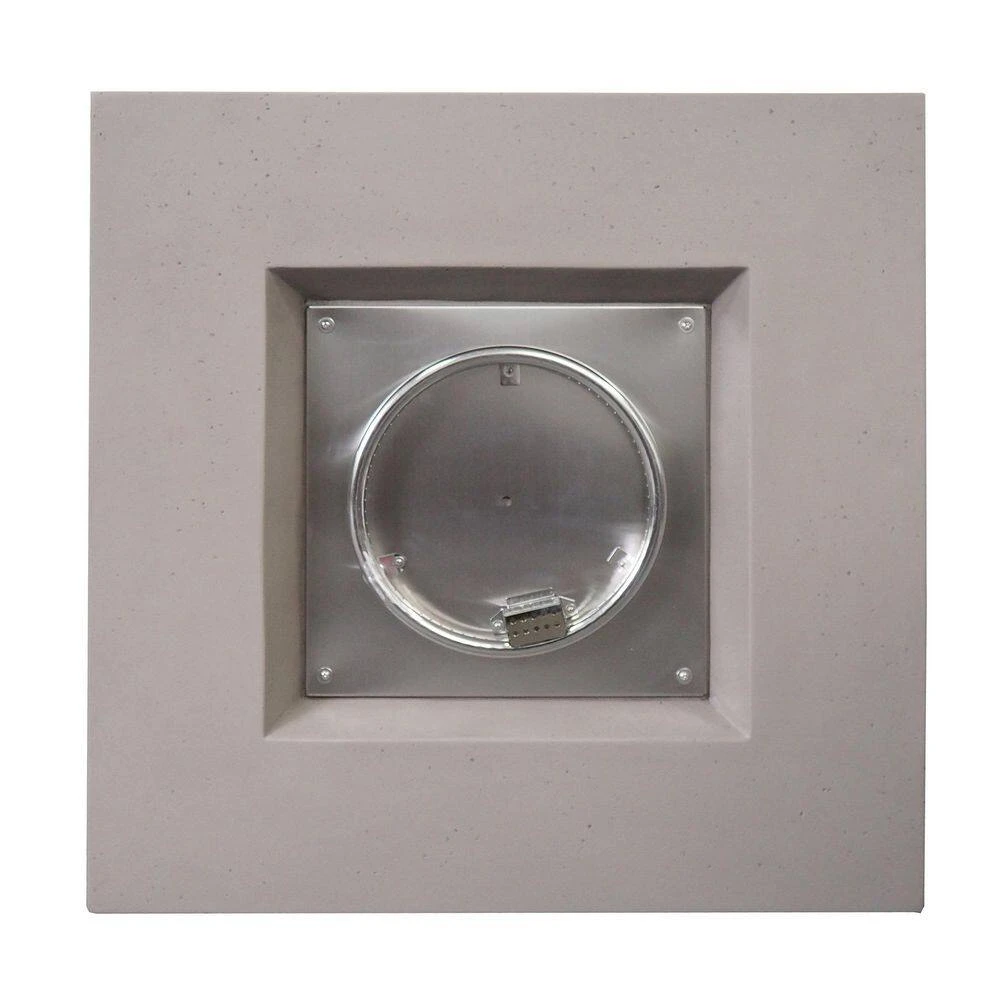 31 In. Light Gray Square Propane Outdoor Fire Pit 8 31 In. Light Gray Square Propane Outdoor Fire Pit - Image 8