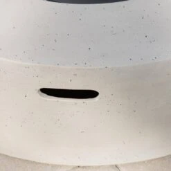 Aidan 39 In. X 11.47 In. Round MGO Gas Outdoor Patio Fire Pit Table In Light Grey 50,000 BTU With Tank Holder -Fire Place Store light grey noble house gas fire pits 11222 1d 1000