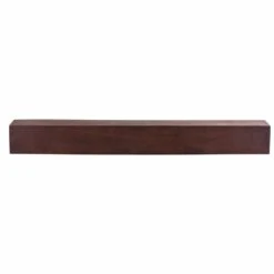 72 In. W X 5.5 In. H X 6.25 In. D Modern Farmhouse Mahogany Cap-Shelf Mantel -Fire Place Store mahogany dogberry collections mantel shelves m farm 7262 mhog none 4f 1000