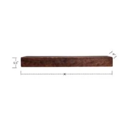 Rough Hewn 72 In. X 5.5 In. Mahogany Mantel -Fire Place Store mahogany dogberry collections mantel shelves m hewn 7205 mhog none 40 1000